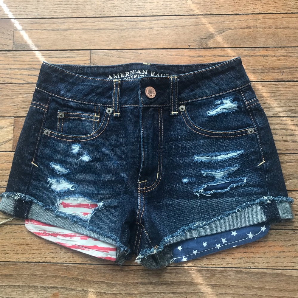American Eagle high rise shorts